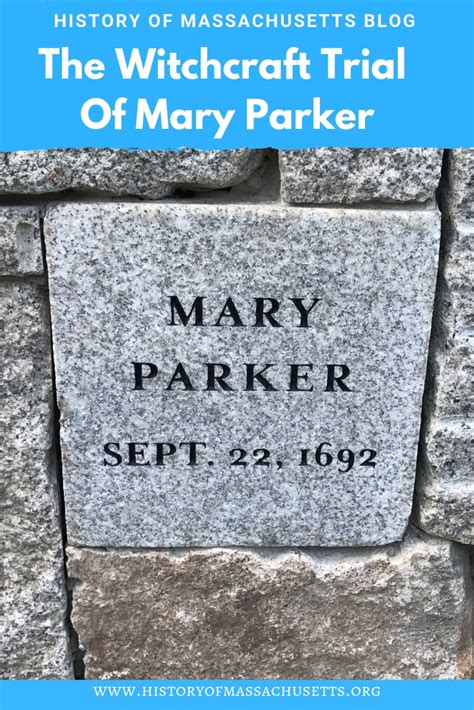 The Mary Parker Case: A Critical Analysis of the Salem Witch Trials